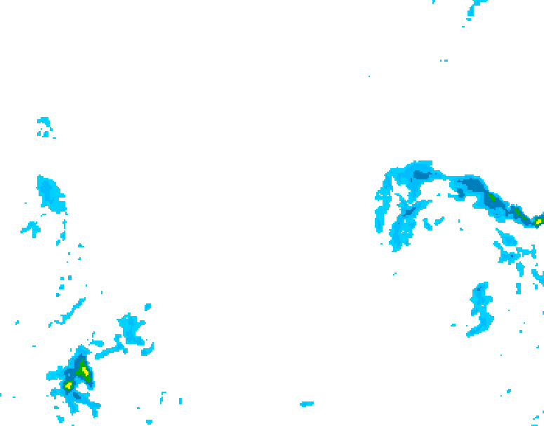 GDPS precipitation 234 hour forecast chart for Canada based on 2025/12/24 0000Z data