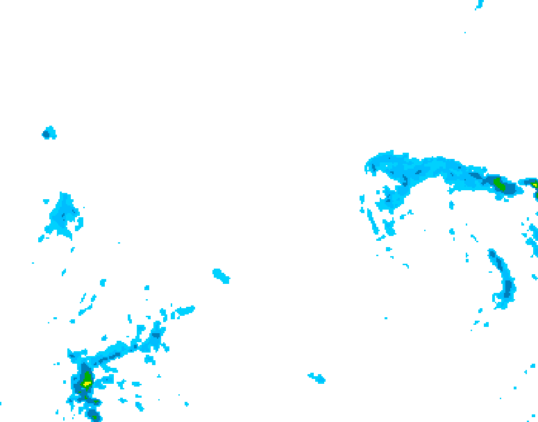 GDPS precipitation 240 hour forecast chart for Canada based on 2025/12/24 0000Z data