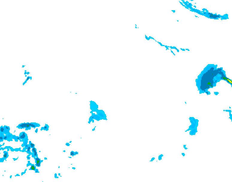 GDPS precipitation 030 hour forecast chart for Canada based on 2025/12/24 1200Z data