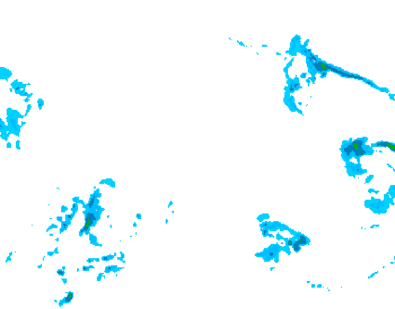 GDPS precipitation 060 hour forecast chart for Canada based on 2025/12/24 1200Z data