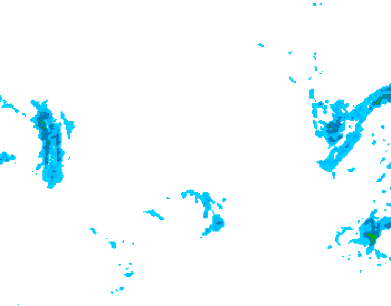 GDPS precipitation 084 hour forecast chart for Canada based on 2025/12/24 1200Z data