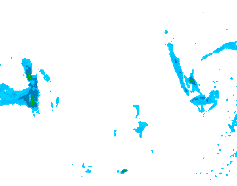 GDPS precipitation 096 hour forecast chart for Canada based on 2025/12/24 1200Z data