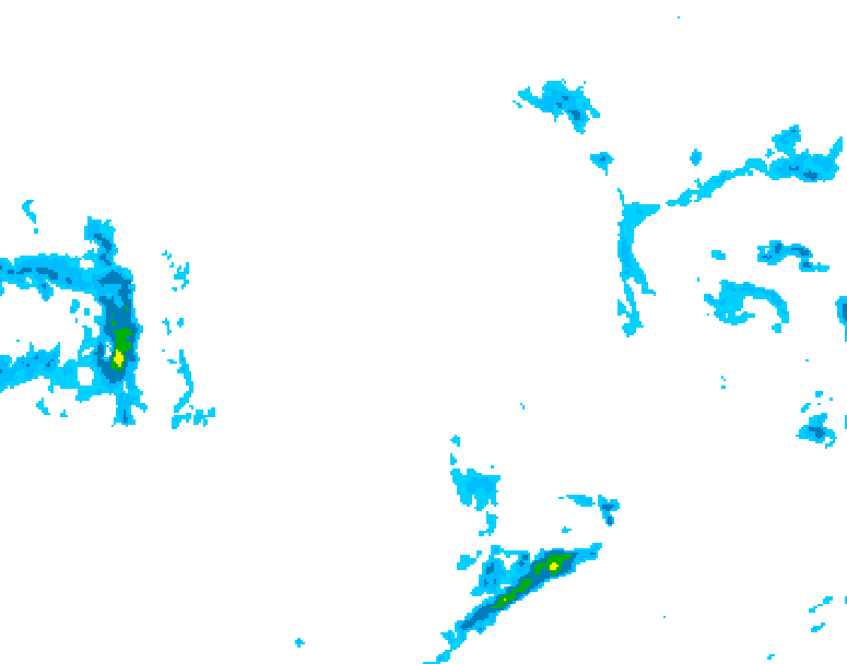 GDPS precipitation 108 hour forecast chart for Canada based on 2025/12/24 1200Z data