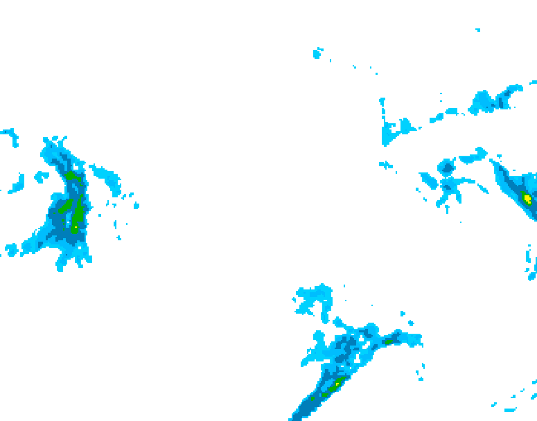 GDPS precipitation 114 hour forecast chart for Canada based on 2025/12/24 1200Z data