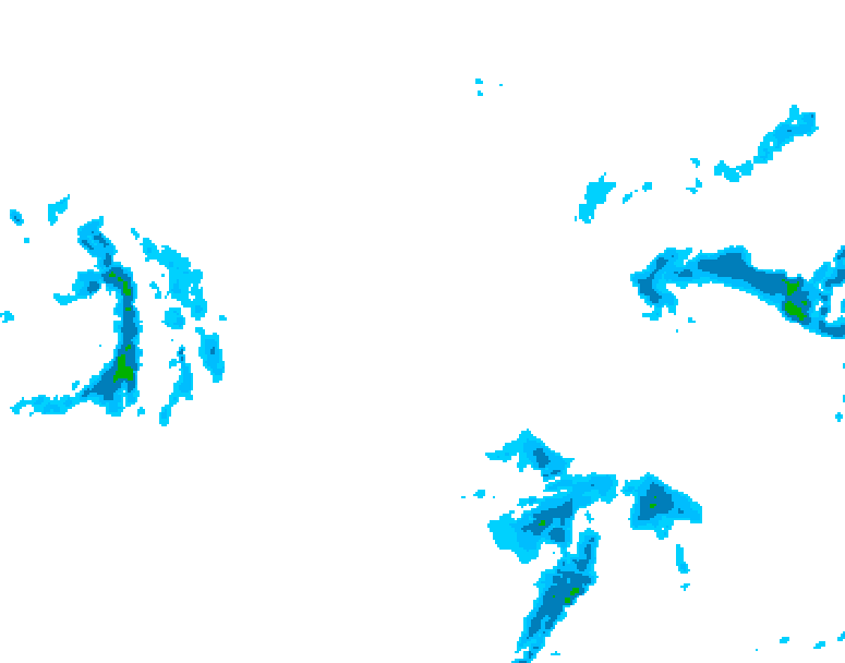 GDPS precipitation 120 hour forecast chart for Canada based on 2025/12/24 1200Z data