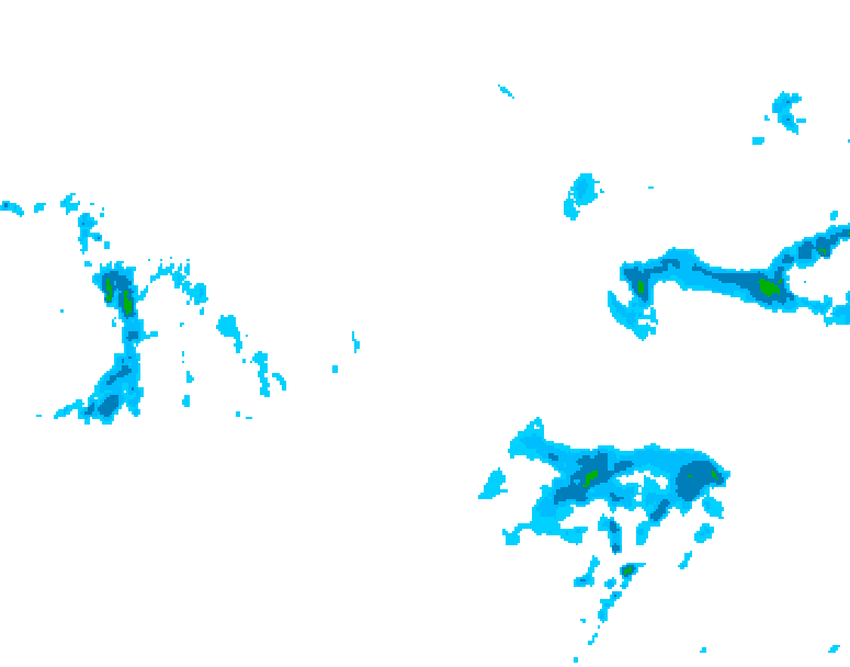 GDPS precipitation 126 hour forecast chart for Canada based on 2025/12/24 1200Z data