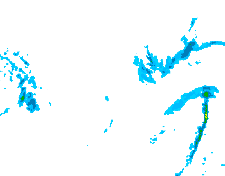 GDPS precipitation 144 hour forecast chart for Canada based on 2025/12/24 1200Z data