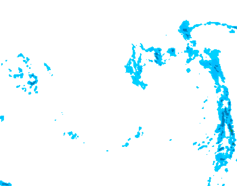GDPS precipitation 162 hour forecast chart for Canada based on 2025/12/24 1200Z data