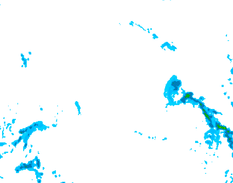 GDPS precipitation 216 hour forecast chart for Canada based on 2025/12/24 1200Z data