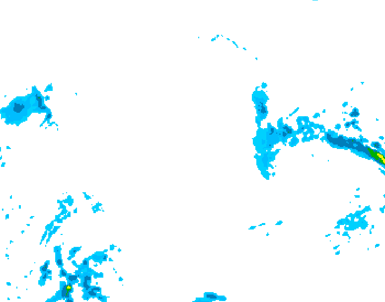 GDPS precipitation 234 hour forecast chart for Canada based on 2025/12/24 1200Z data