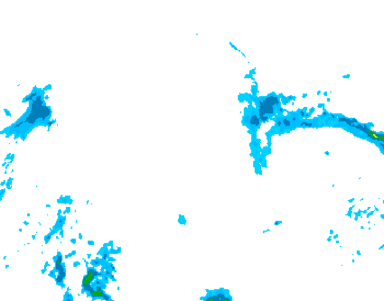 GDPS precipitation 240 hour forecast chart for Canada based on 2025/12/24 1200Z data
