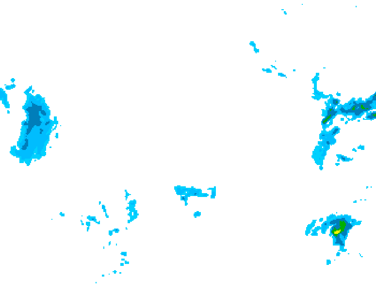 GDPS precipitation 066 hour forecast chart for Canada based on 2025/12/25 0000Z data