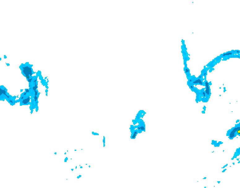 GDPS precipitation 078 hour forecast chart for Canada based on 2025/12/25 0000Z data