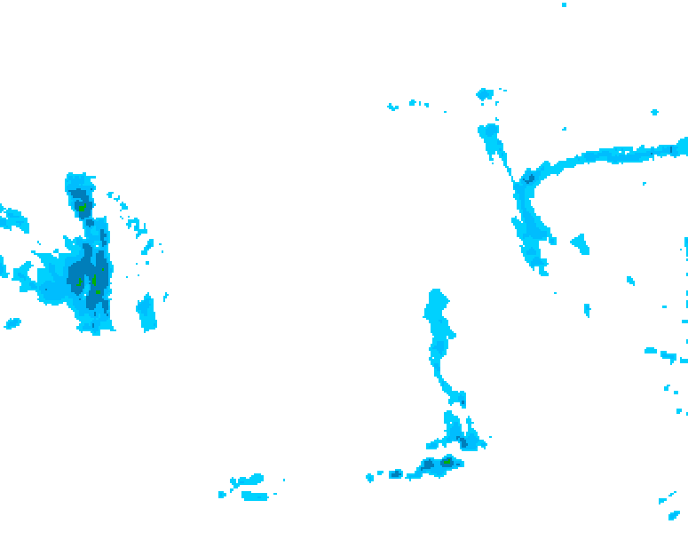 GDPS precipitation 090 hour forecast chart for Canada based on 2025/12/25 0000Z data