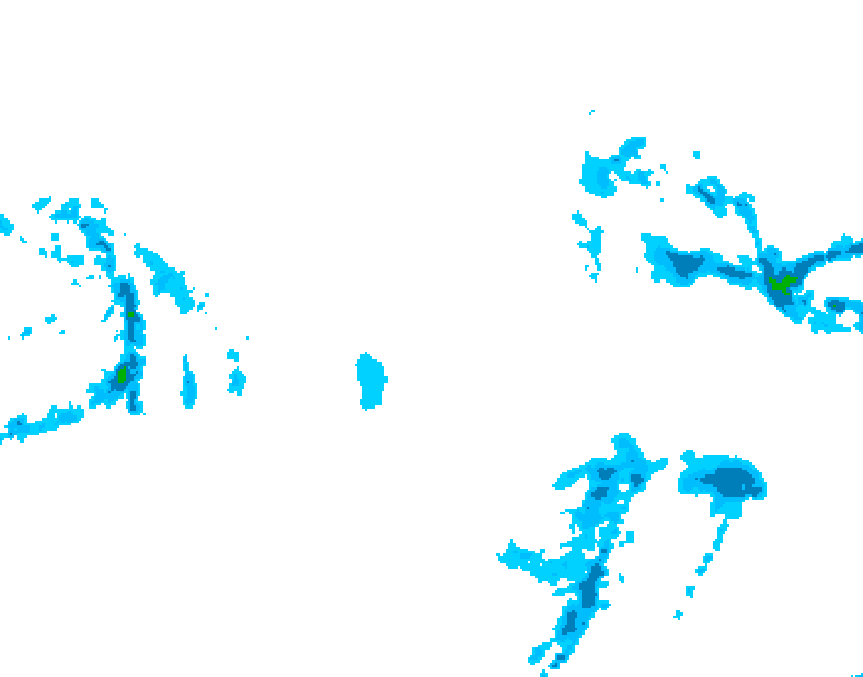 GDPS precipitation 114 hour forecast chart for Canada based on 2025/12/25 0000Z data