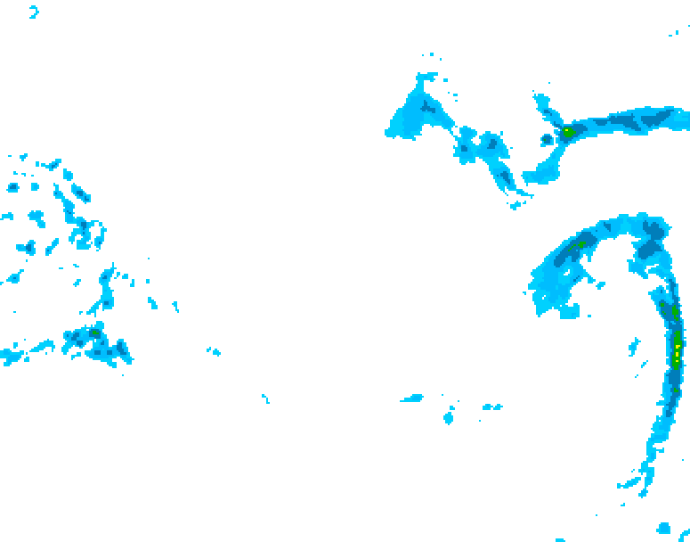 GDPS precipitation 144 hour forecast chart for Canada based on 2025/12/25 0000Z data