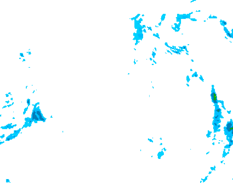 GDPS precipitation 186 hour forecast chart for Canada based on 2025/12/25 0000Z data