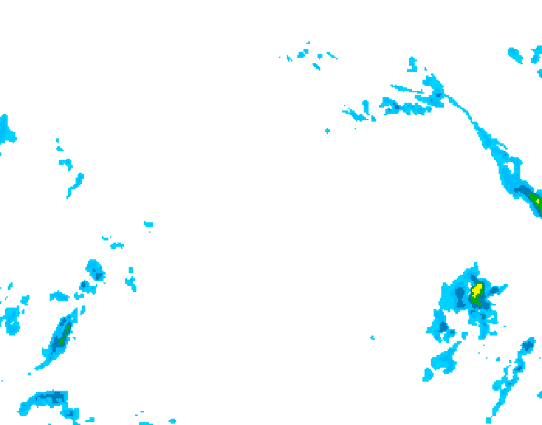 GDPS precipitation 204 hour forecast chart for Canada based on 2025/12/25 0000Z data