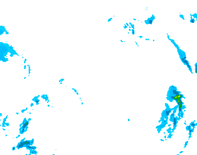 GDPS precipitation 210 hour forecast chart for Canada based on 2025/12/25 0000Z data