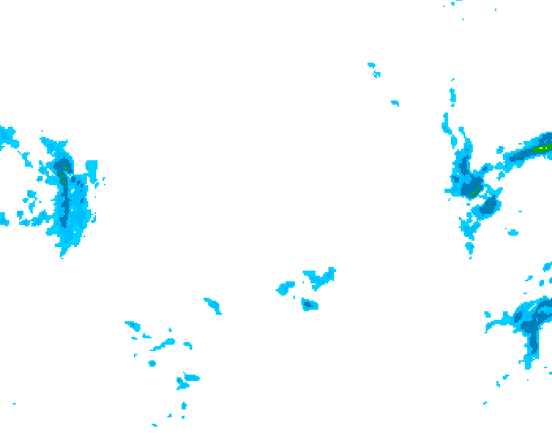 GDPS precipitation 060 hour forecast chart for Canada based on 2025/12/25 1200Z data