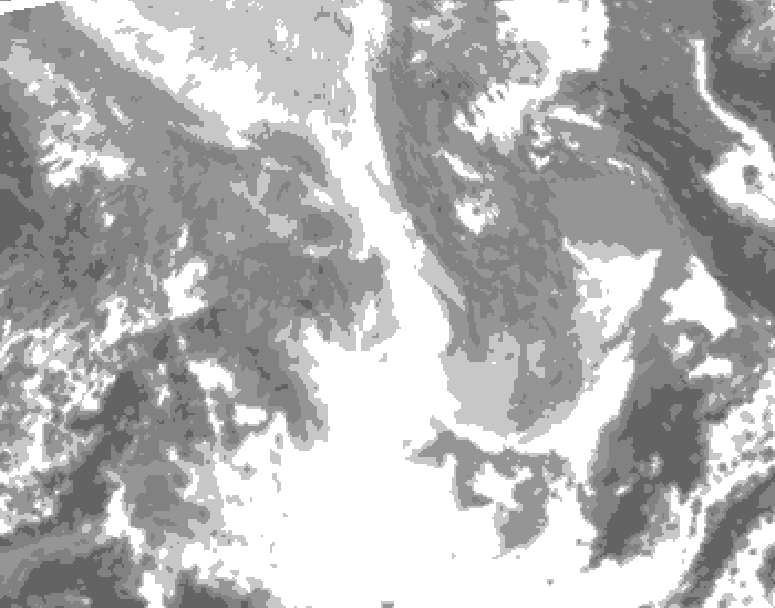 GDPS total cloud 204 hour forecast chart for Canada based on 2025/12/25 0000Z data