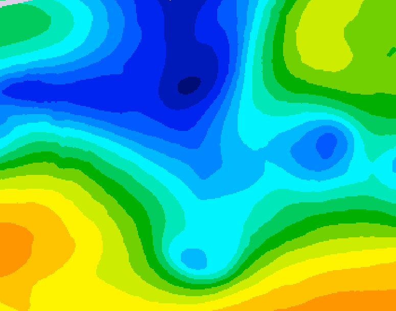 GDPS 500 millibar geopotential height 066 hour forecast chart for Canada based on 2025/12/26 1200Z data