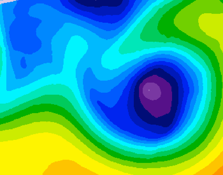 GDPS 500 millibar geopotential height 138 hour forecast chart for Canada based on 2025/12/26 1200Z data