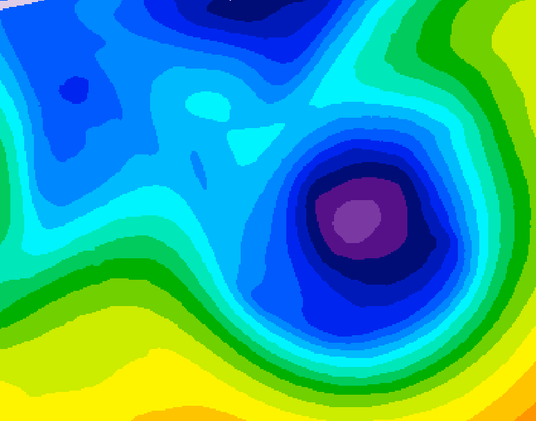 GDPS 500 millibar geopotential height 150 hour forecast chart for Canada based on 2025/12/26 1200Z data