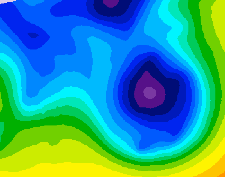GDPS 500 millibar geopotential height 162 hour forecast chart for Canada based on 2025/12/26 1200Z data