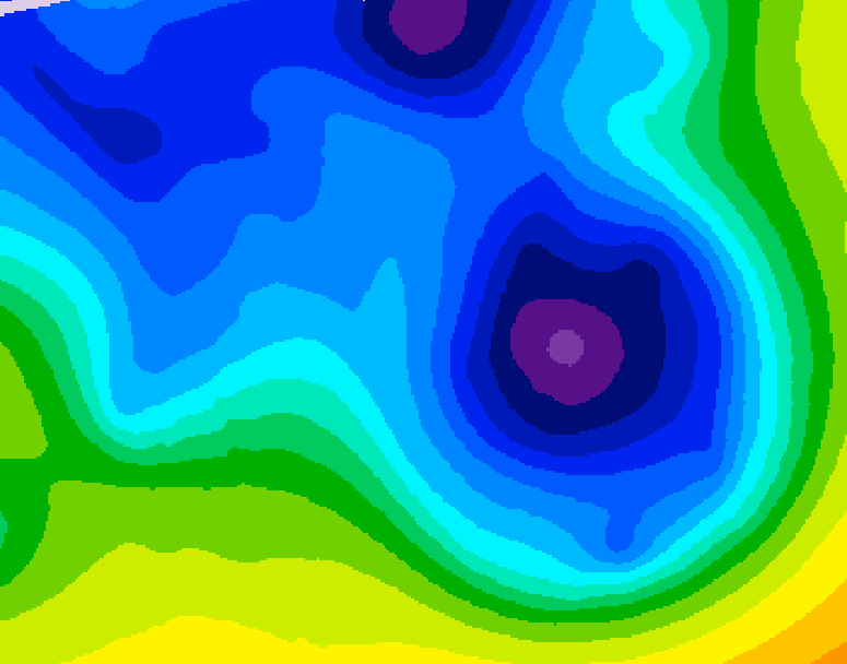 GDPS 500 millibar geopotential height 168 hour forecast chart for Canada based on 2025/12/26 1200Z data