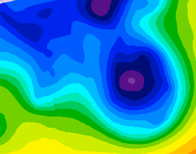 GDPS 500 millibar geopotential height 174 hour forecast chart for Canada based on 2025/12/26 1200Z data