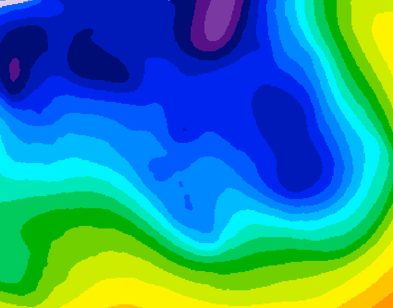 GDPS 500 millibar geopotential height 204 hour forecast chart for Canada based on 2025/12/26 1200Z data