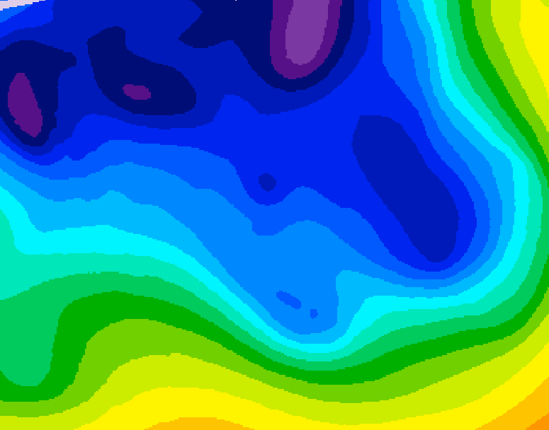GDPS 500 millibar geopotential height 210 hour forecast chart for Canada based on 2025/12/26 1200Z data