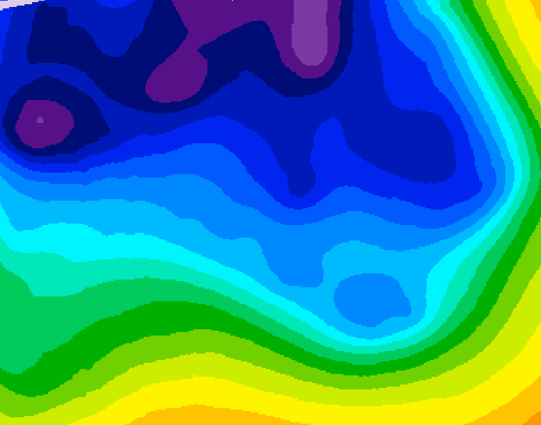 GDPS 500 millibar geopotential height 228 hour forecast chart for Canada based on 2025/12/26 1200Z data