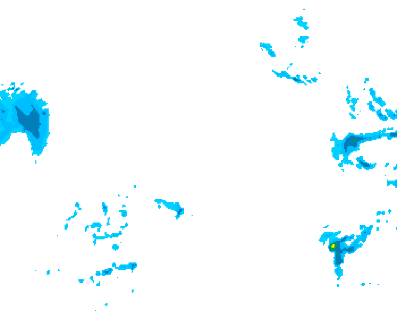 GDPS precipitation 036 hour forecast chart for Canada based on 2025/12/26 0000Z data
