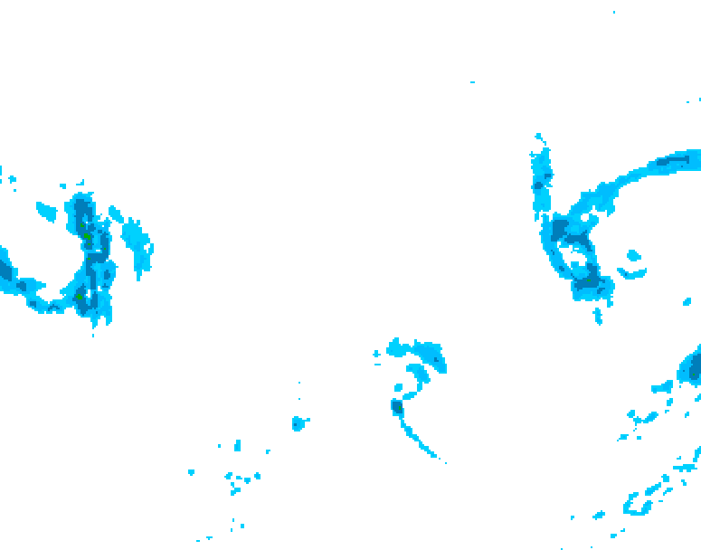 GDPS precipitation 054 hour forecast chart for Canada based on 2025/12/26 0000Z data