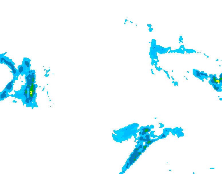 GDPS precipitation 078 hour forecast chart for Canada based on 2025/12/26 0000Z data