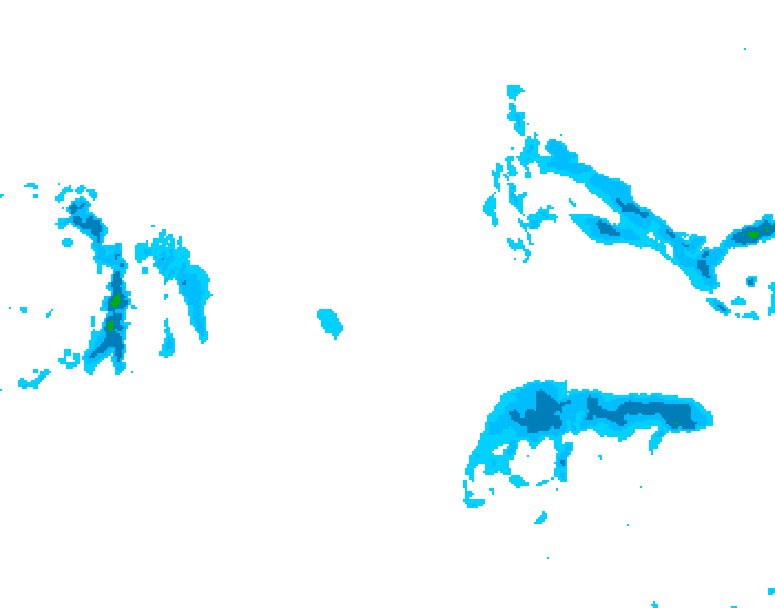 GDPS precipitation 090 hour forecast chart for Canada based on 2025/12/26 0000Z data