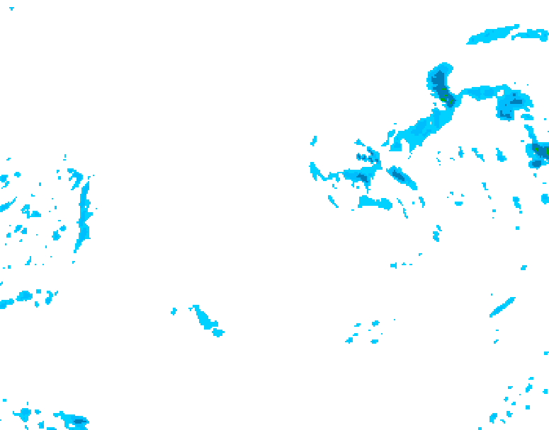 GDPS precipitation 138 hour forecast chart for Canada based on 2025/12/26 0000Z data