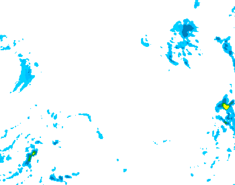 GDPS precipitation 198 hour forecast chart for Canada based on 2025/12/26 0000Z data