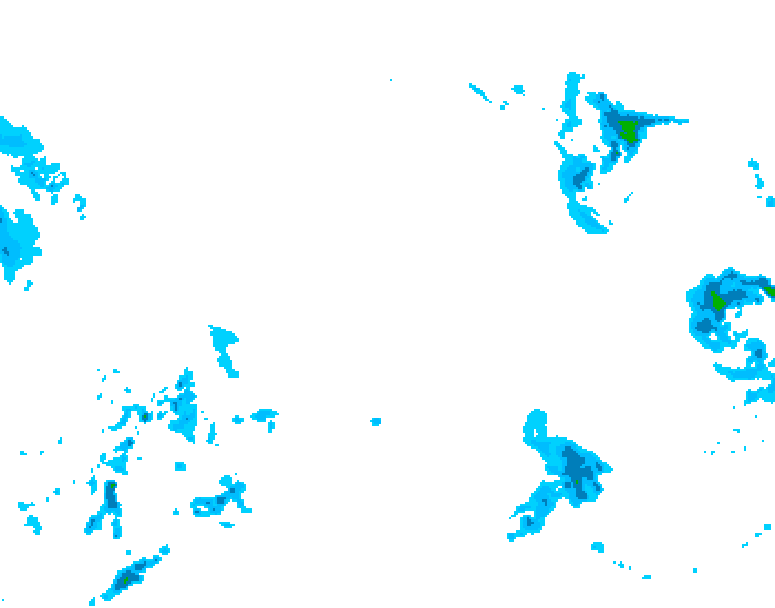 GDPS precipitation 012 hour forecast chart for Canada based on 2025/12/26 1200Z data