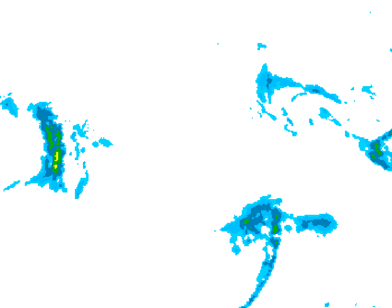 GDPS precipitation 072 hour forecast chart for Canada based on 2025/12/26 1200Z data