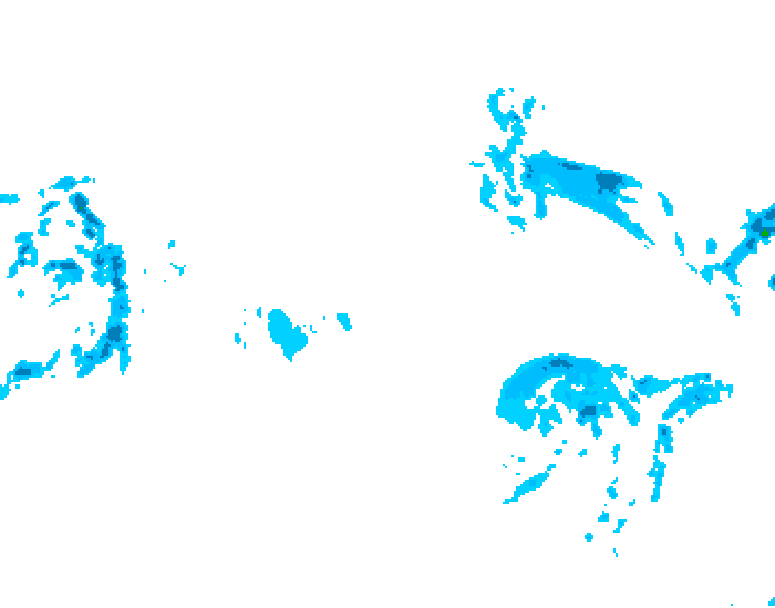 GDPS precipitation 084 hour forecast chart for Canada based on 2025/12/26 1200Z data