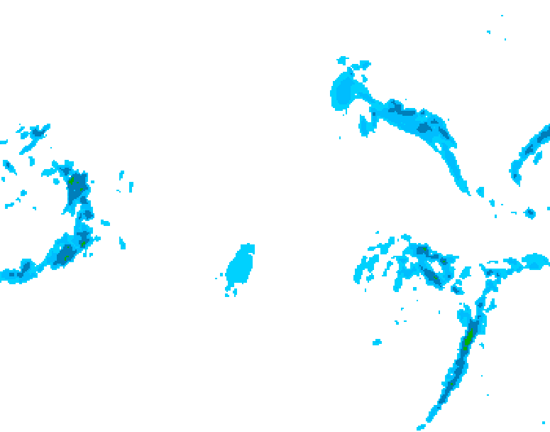 GDPS precipitation 090 hour forecast chart for Canada based on 2025/12/26 1200Z data