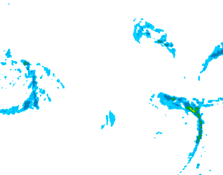 GDPS precipitation 096 hour forecast chart for Canada based on 2025/12/26 1200Z data