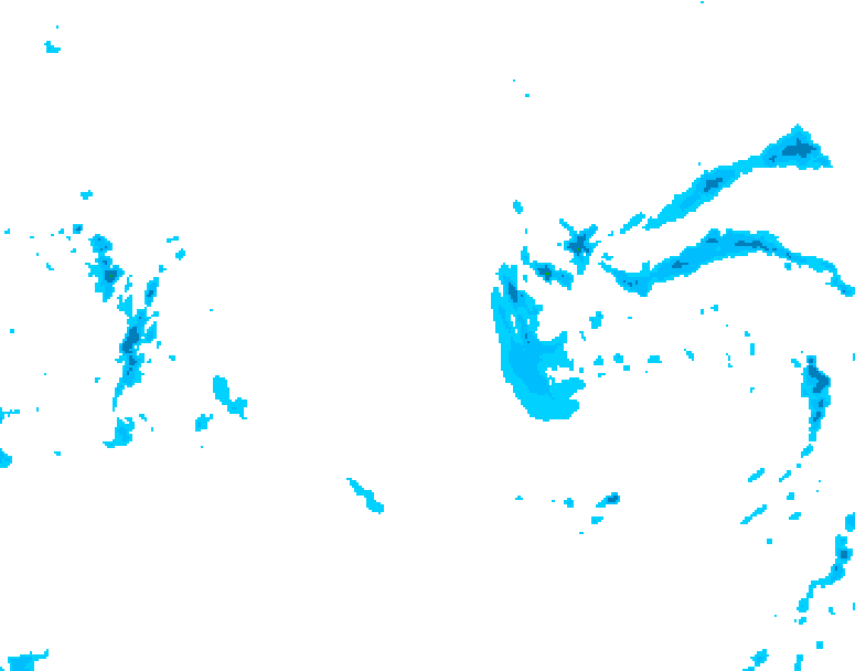 GDPS precipitation 120 hour forecast chart for Canada based on 2025/12/26 1200Z data