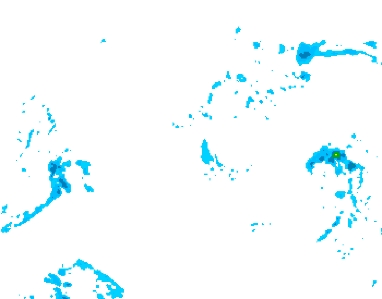 GDPS precipitation 150 hour forecast chart for Canada based on 2025/12/26 1200Z data