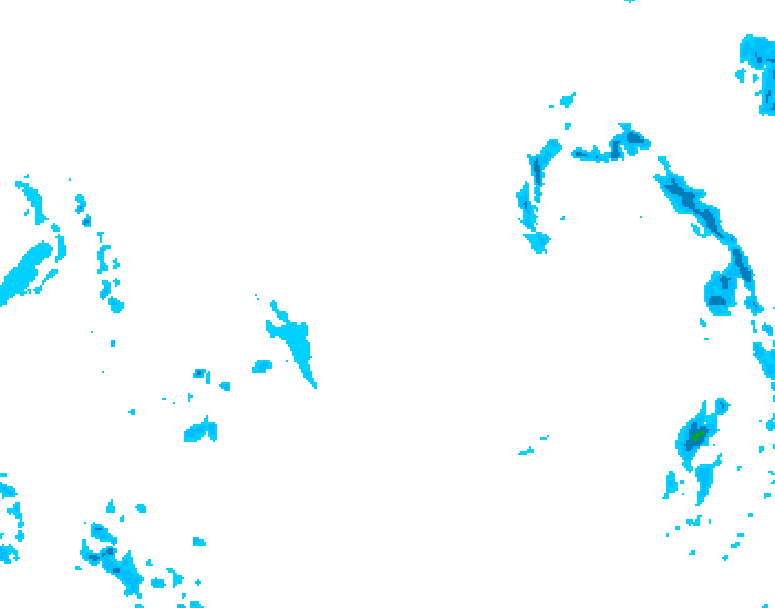 GDPS precipitation 180 hour forecast chart for Canada based on 2025/12/26 1200Z data