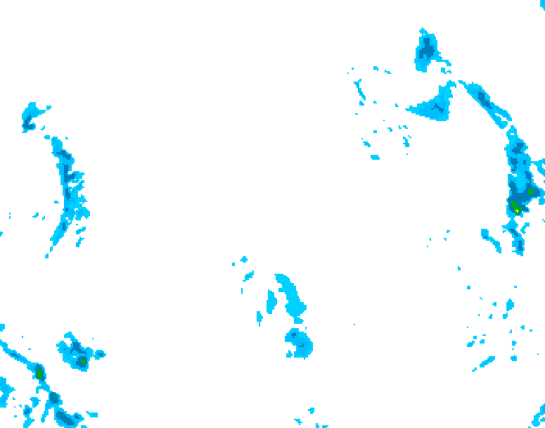 GDPS precipitation 198 hour forecast chart for Canada based on 2025/12/26 1200Z data