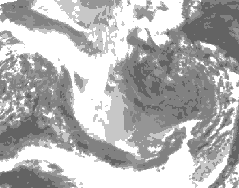 GDPS total cloud 144 hour forecast chart for Canada based on 2025/12/26 0000Z data